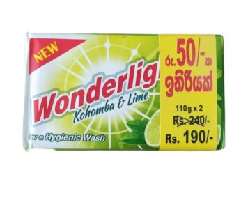 Wonderlight Kohomba & Lime Soap Double Pack