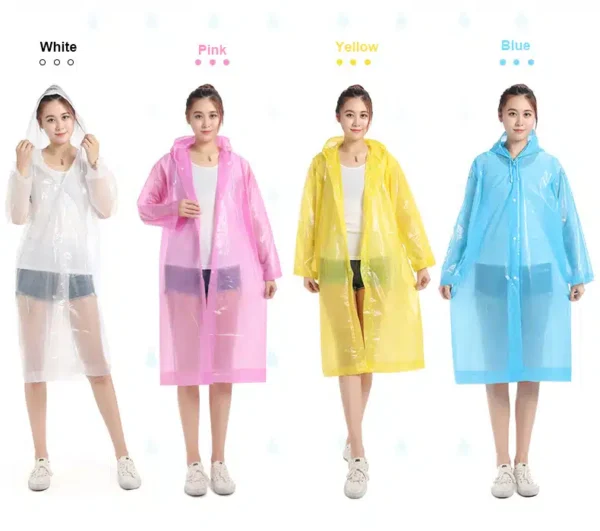 EVA Raincoat Adult Size Waterproof, Reusable, Unisex - Image 2