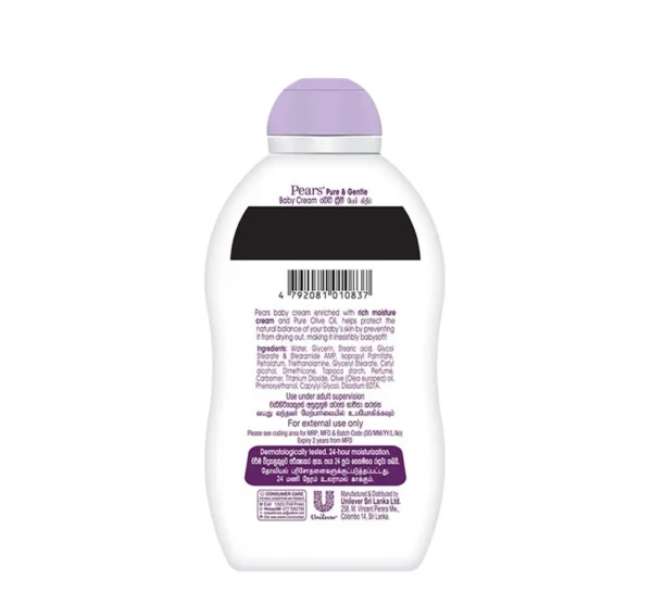 Pears Cream Pure & Gentle – 200ml - Image 2