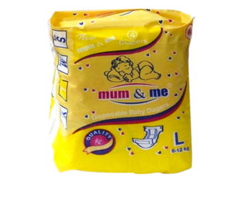 Mom & Me Diapers – Large 4pcs
