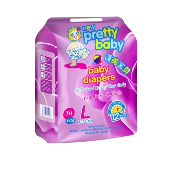 Pretty Baby Diapers – Medium 30pcs
