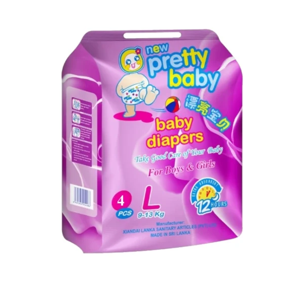 Pretty Baby Diapers – Large 4pcs