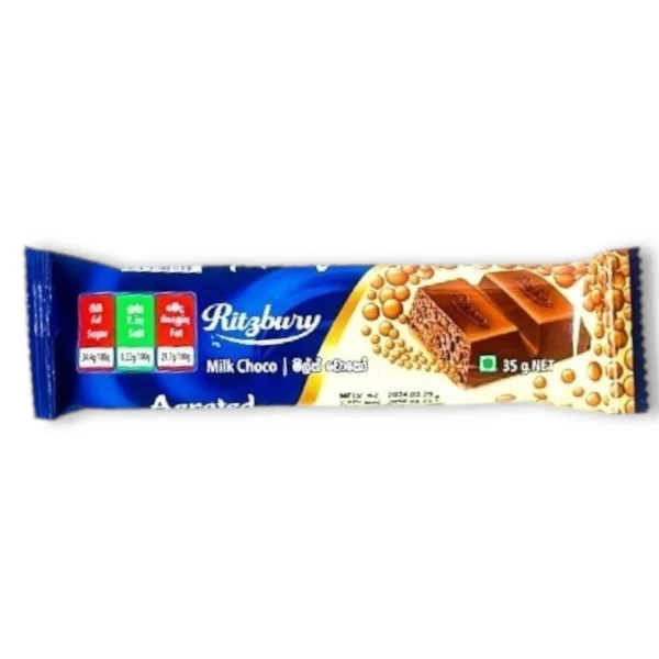 Ritzbury Aerated Milk Choco 35G
