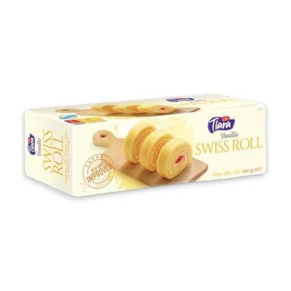 Tiara Swiss Roll Vanilla 200G